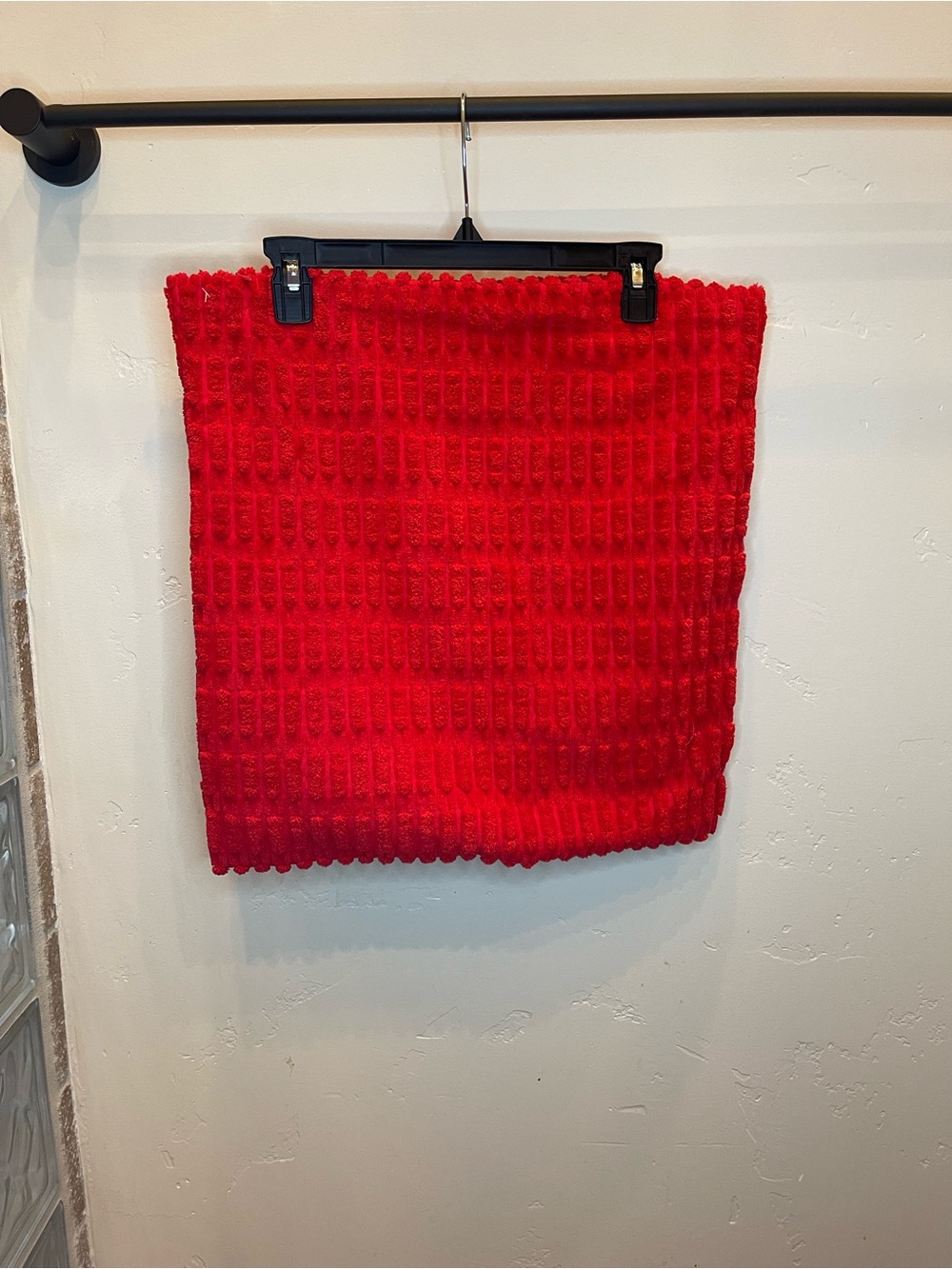 New set of 2- 18”x18” Red Pillowcase Covers